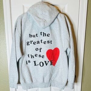 Gildan Light Gray Hoodie Sweater